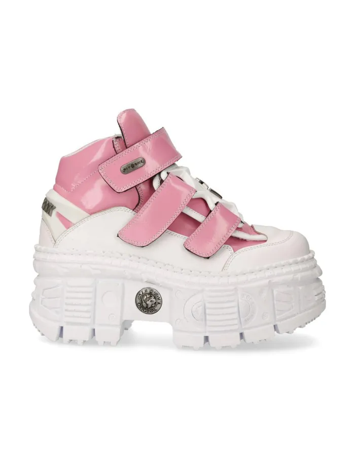 Women Ankle Boot Tank MWall009C4 New Rock Platform