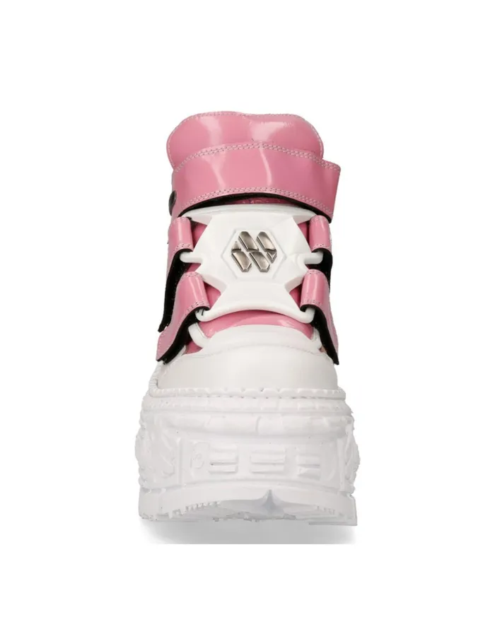 Women Ankle Boot Tank MWall009C4 New Rock Platform