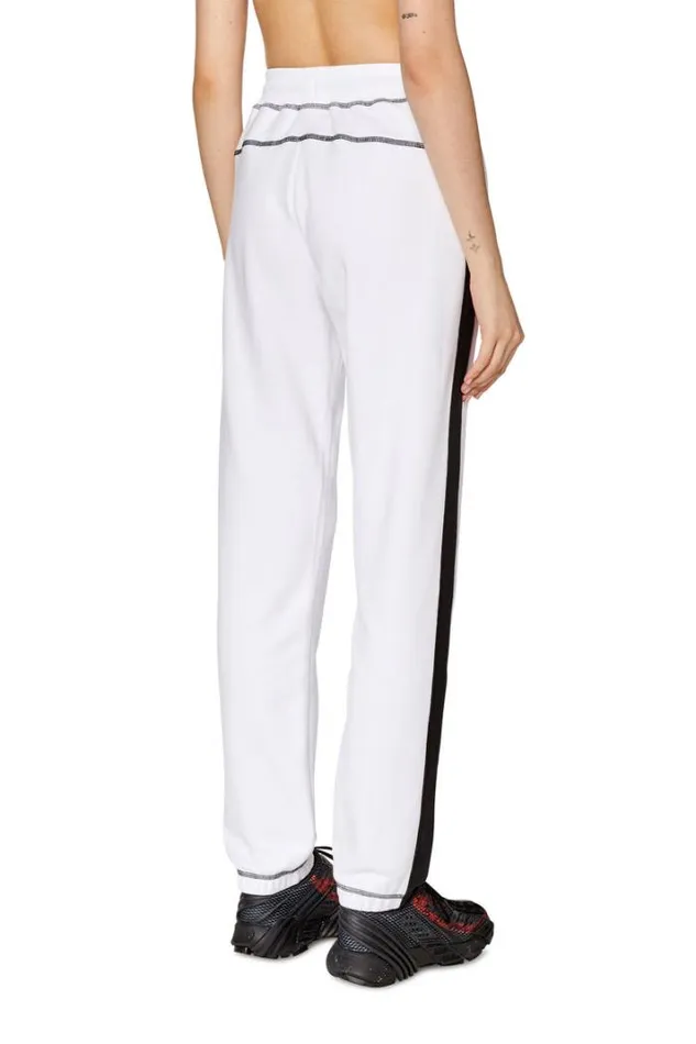 Women AwsbEleanorHt40 White Diesel Trousers And Shorts Women AwsbEleanorHt40 White Diesel Trousers And Shorts