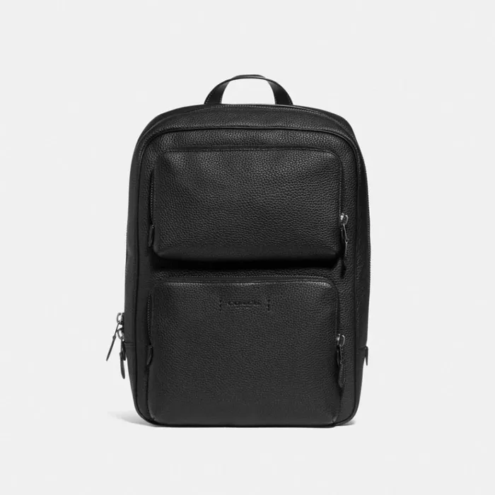 Women Backpacks Coach Gotham Backpack Black Copperblack