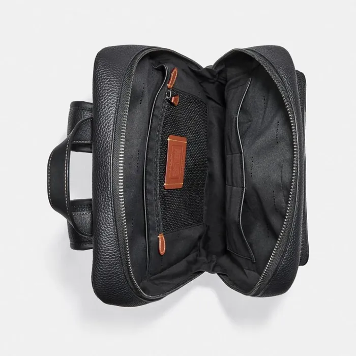 Women Backpacks Coach Gotham Backpack Black Copperblack