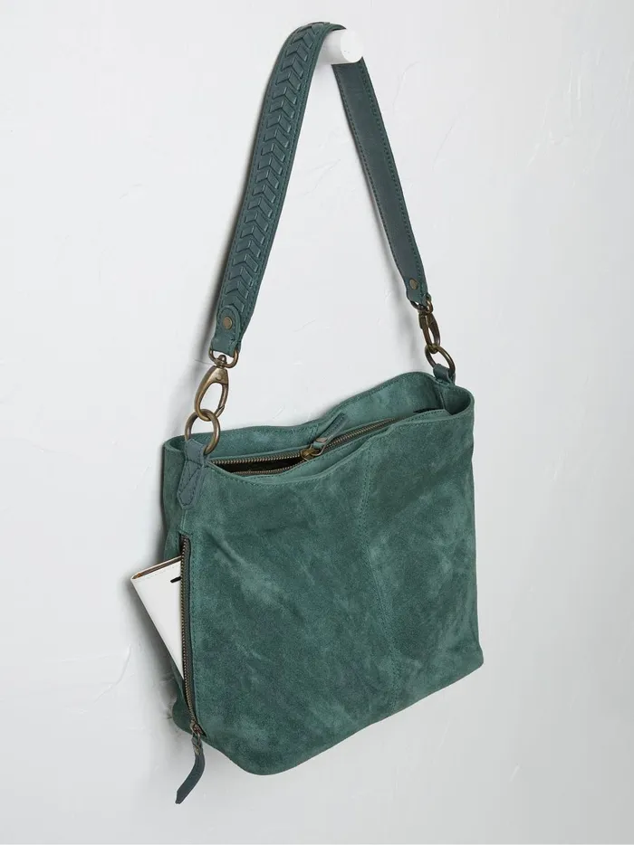 Women Bags and Purses Fat Face Green The Valletta Bag