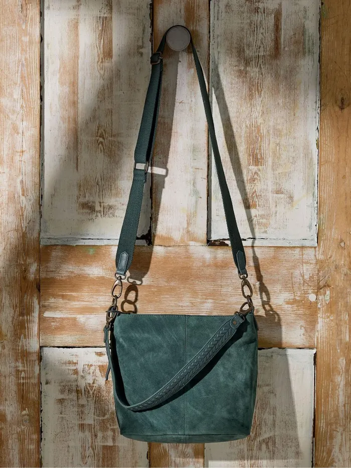 Women Bags and Purses Fat Face Green The Valletta Bag