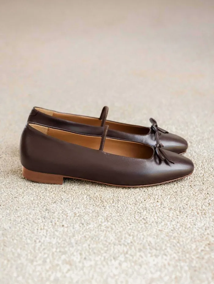 Women Ballet Flats Bobbies Kaa Ristretto Women Ballet Flats Bobbies Kaa Ristretto