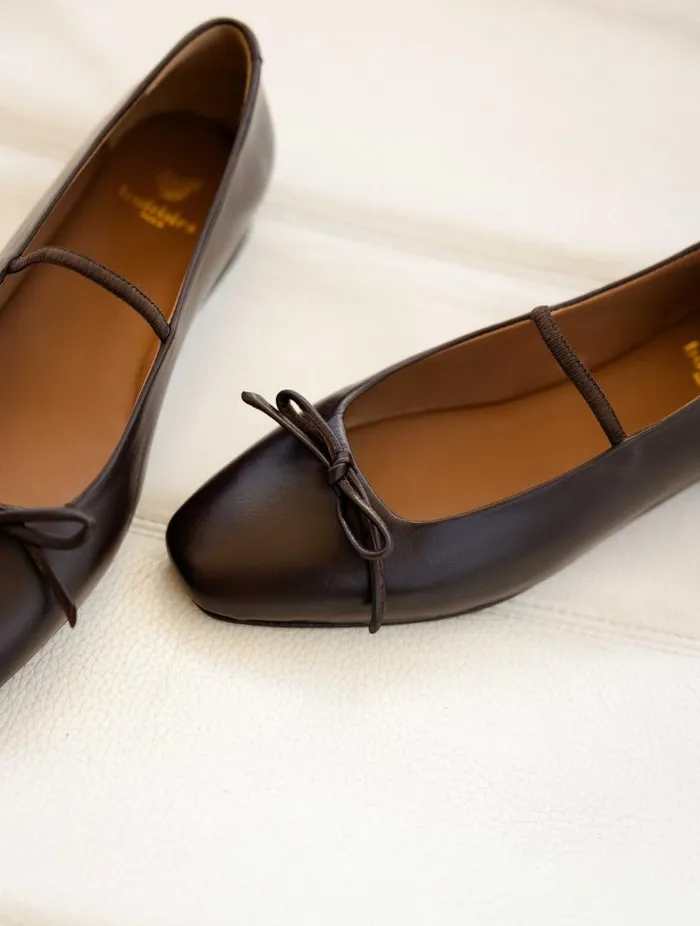 Women Ballet Flats Bobbies Kaa Ristretto Women Ballet Flats Bobbies Kaa Ristretto