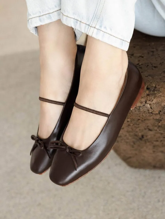 Women Ballet Flats Bobbies Kaa Ristretto Women Ballet Flats Bobbies Kaa Ristretto