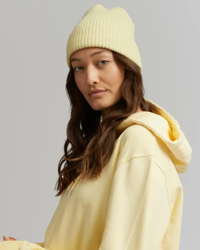 Women Beanies Colorful Standard Merino Wool Beanie Ocean Green