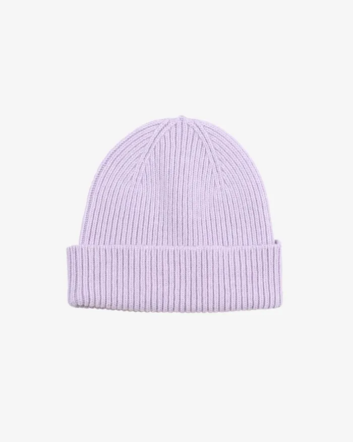 Women Beanies Colorful Standard Merino Wool Beanie Soft Lavender