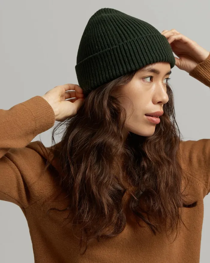 Women Beanies Colorful Standard Merino Wool Beanie Soft Lavender