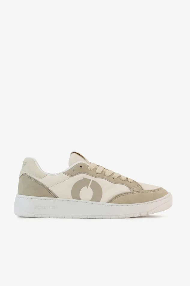 Women Beige Deia Vegan Leather Trainers Ecoalf Sneakers