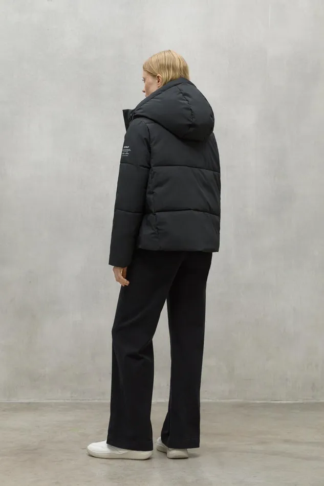 Women Black Ipala Jacket Ecoalf Coats And Jackets