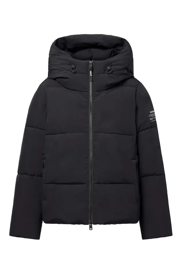 Women Black Ipala Jacket Ecoalf Coats And Jackets