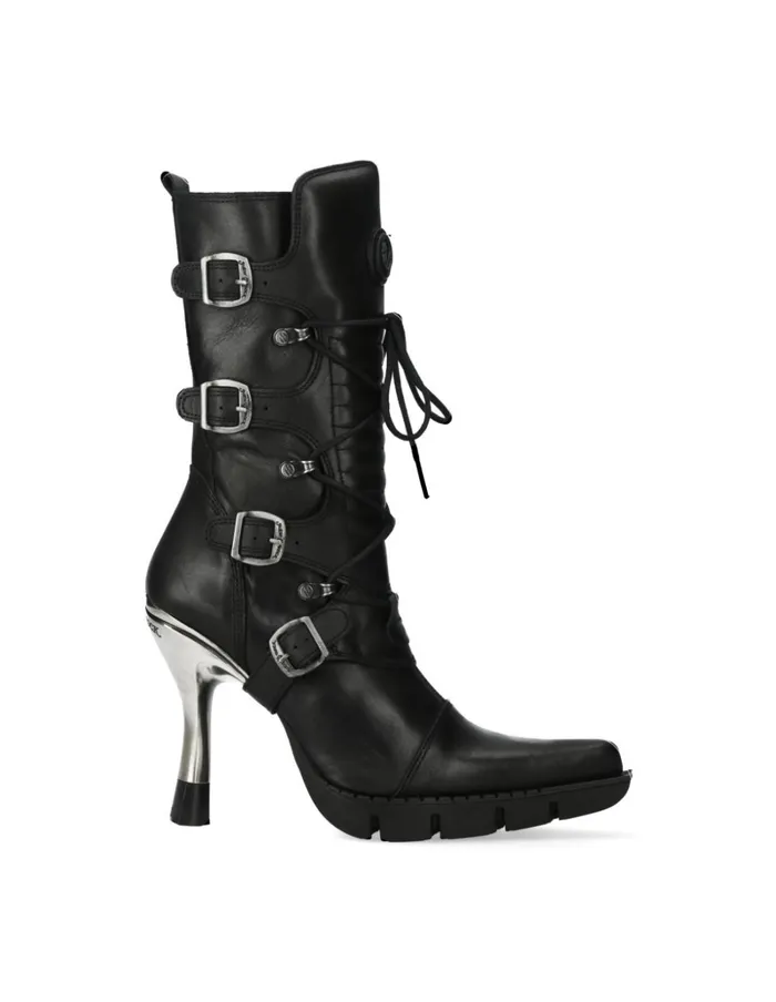 Women Boot Black New M9373S13 New Rock Boots Women Boot Black New M9373S13 New Rock Boots