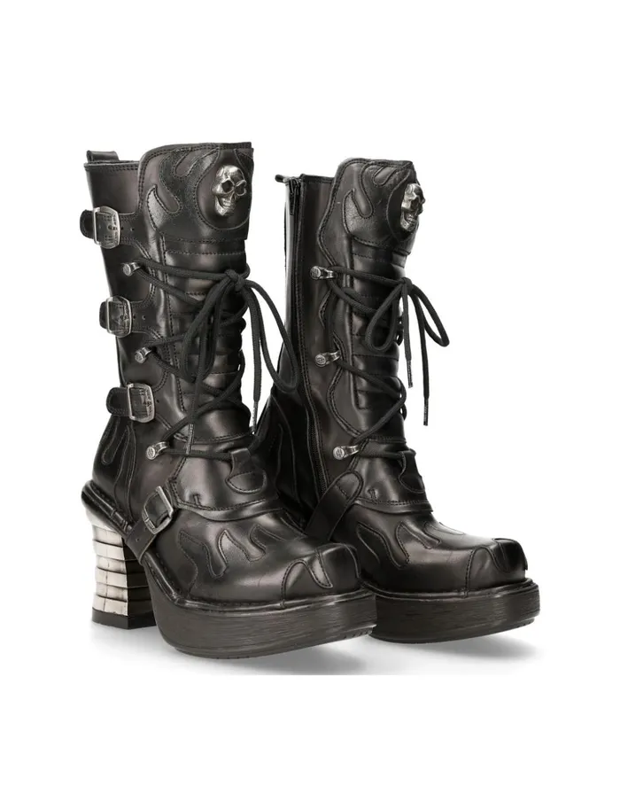 Women Boot Metallic M8591C2 New Rock Boots