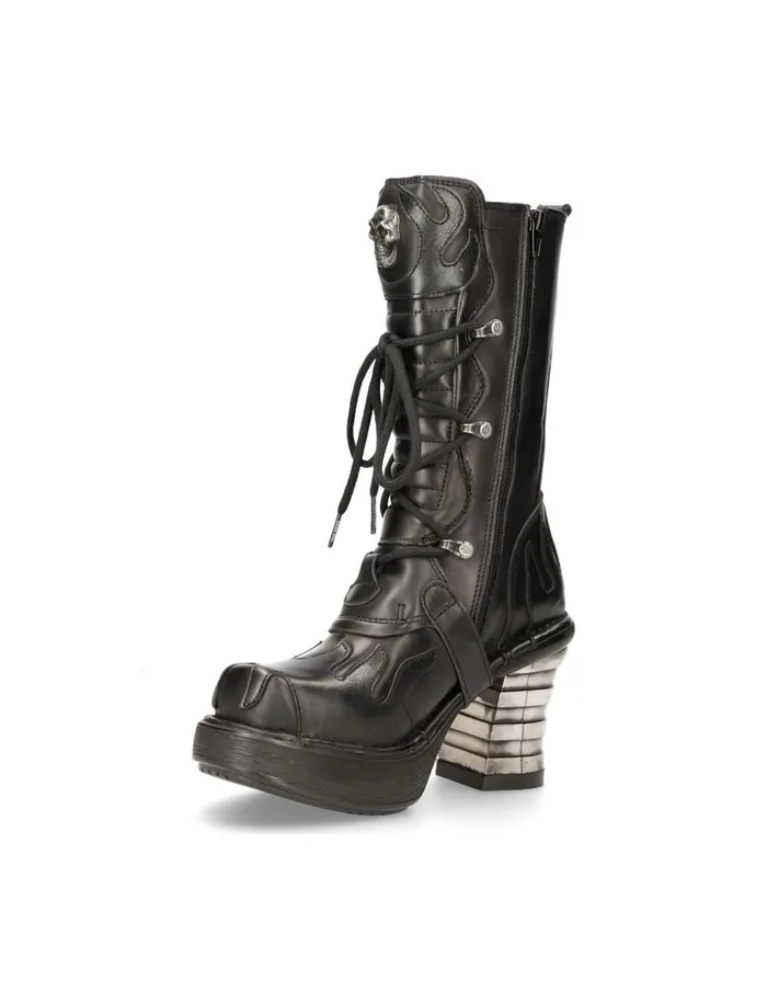 Women Boot Metallic M8591C2 New Rock Boots Women Boot Metallic M8591C2 New Rock Boots
