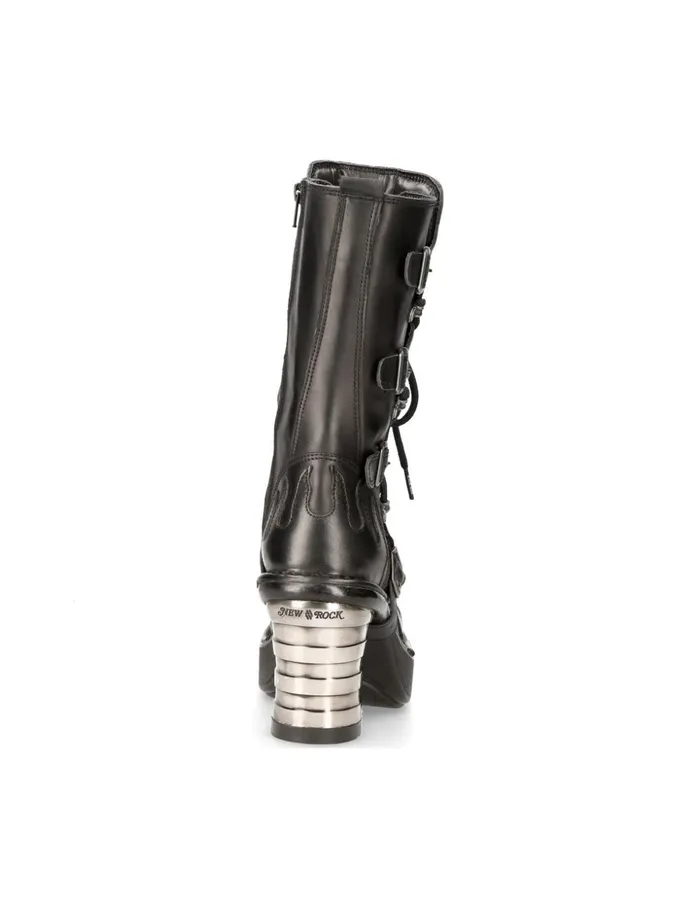 Women Boot Metallic M8591C2 New Rock Boots Women Boot Metallic M8591C2 New Rock Boots
