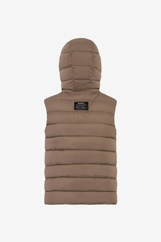 Women Brown Aoraki Vest Ecoalf Vests