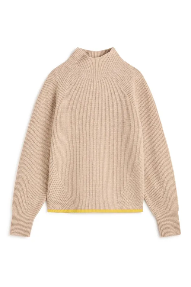 Women Brown Ginko Knitted Jumper Ecoalf Knitwear