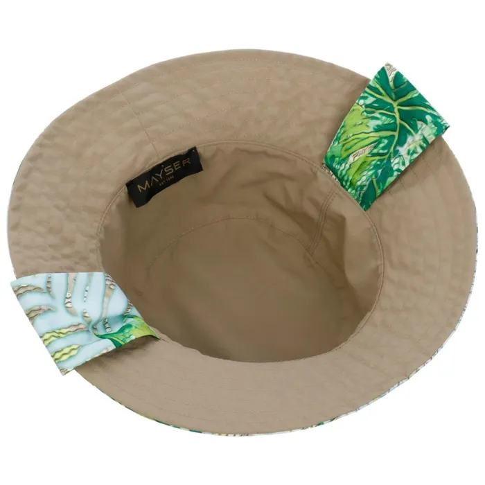Women Bucket Hats Mayser AntiRain Bucket Reversible Hat Green Women Bucket Hats Mayser AntiRain Bucket Reversible Hat Green