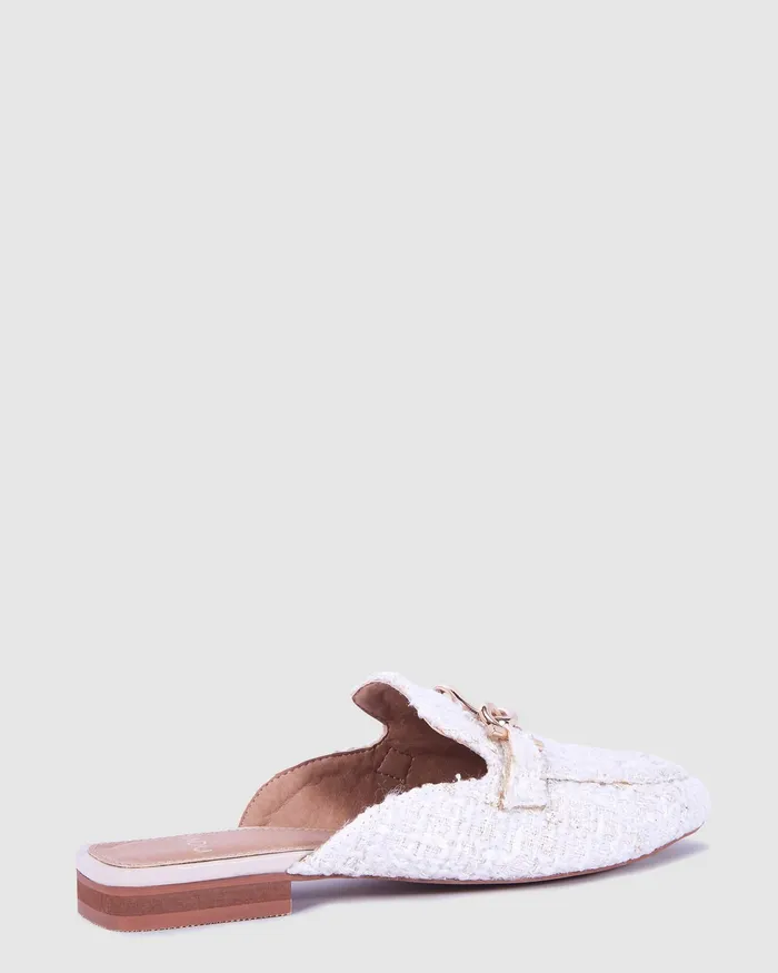 Women CARLETTA CREAM TWEED Loafers Loafers NOVO Shoes