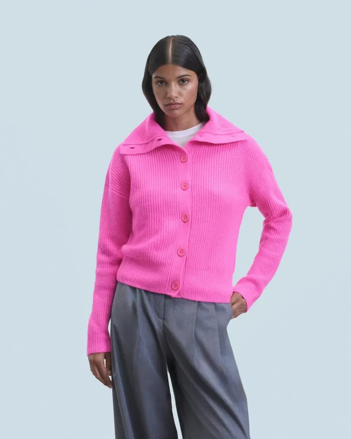 Women Cashmere Cardigans From Future Cardigan Sweater Utopic Pink