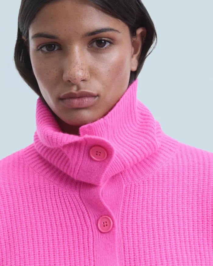Women Cashmere Cardigans From Future Cardigan Sweater Utopic Pink