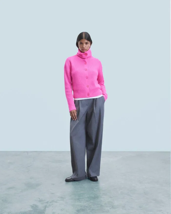 Women Cashmere Cardigans From Future Cardigan Sweater Utopic Pink
