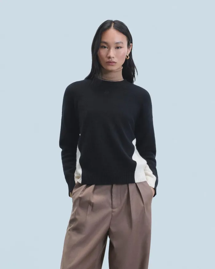 Women Cashmere Sweaters From Future Crewneck Sweater Black