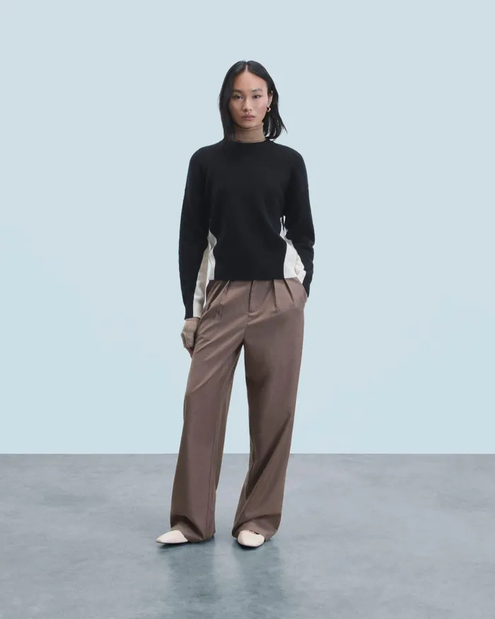 Women Cashmere Sweaters From Future Crewneck Sweater Black