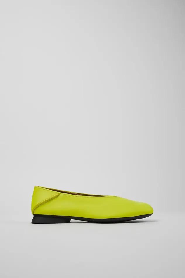Women Casi Myra Yellow Leather Ballerinas Camper Ballerinas Women Casi Myra Yellow Leather Ballerinas Camper Ballerinas