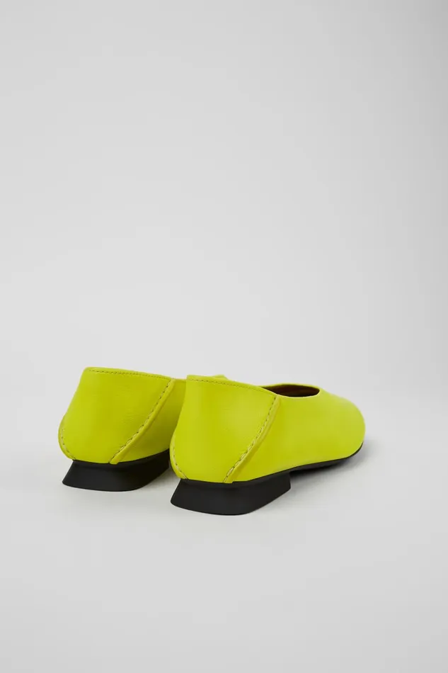 Women Casi Myra Yellow Leather Ballerinas Camper Ballerinas Women Casi Myra Yellow Leather Ballerinas Camper Ballerinas