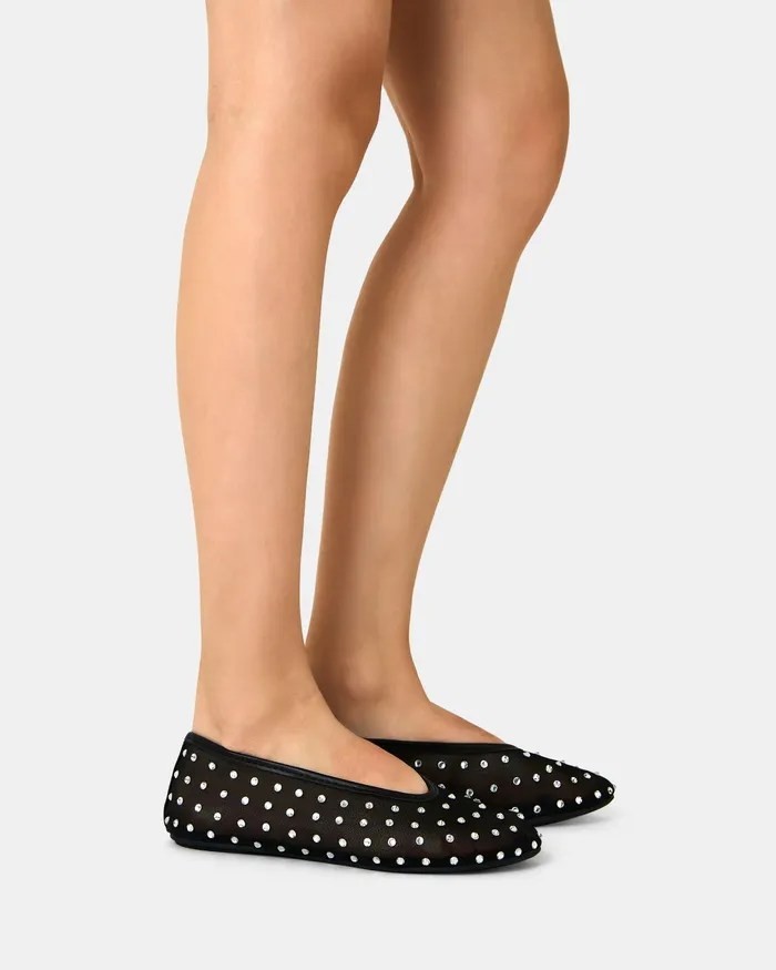 Women Casuals NOVO Shoes CODA BLACK Ballet Flats