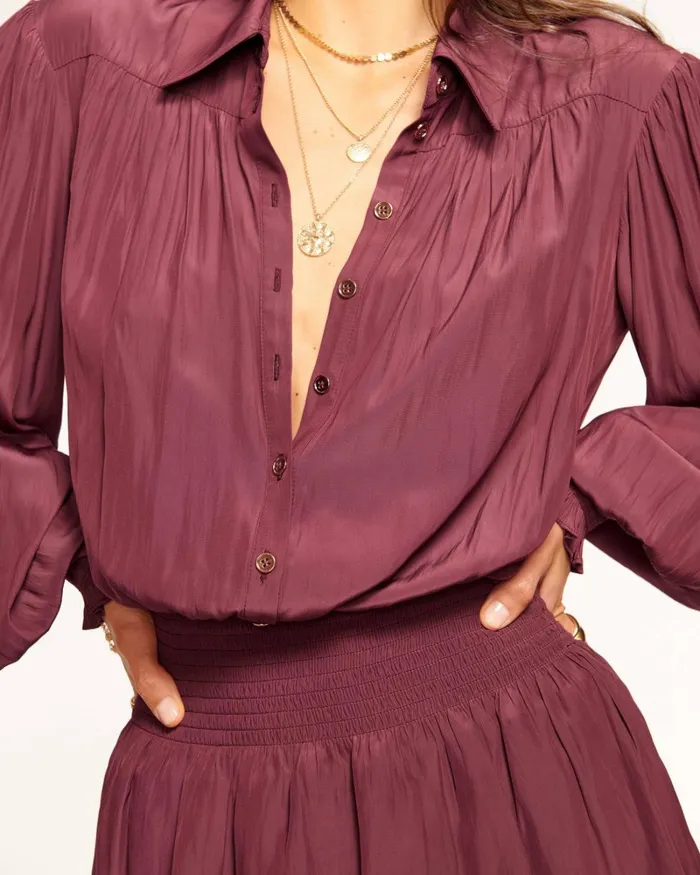 Women Charlie Button Down Mini Dress Poppy Pink Ramy Brook Dresses Women Charlie Button Down Mini Dress Poppy Pink Ramy Brook Dresses