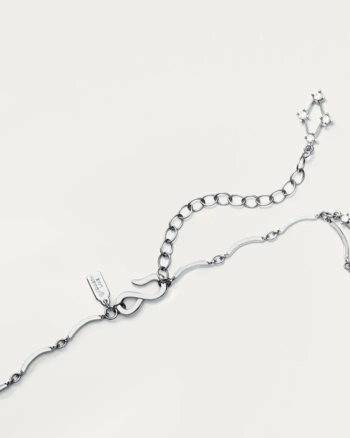 Women Clarion Crystal Waterfall Necklace Silver Ramy Brook Jewelry