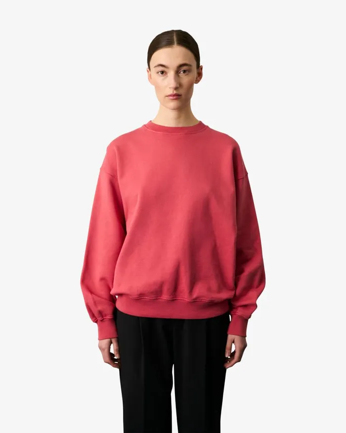 Women Crewneck Sweatshirts Colorful Standard Organic Oversized Crew Neptune Blue