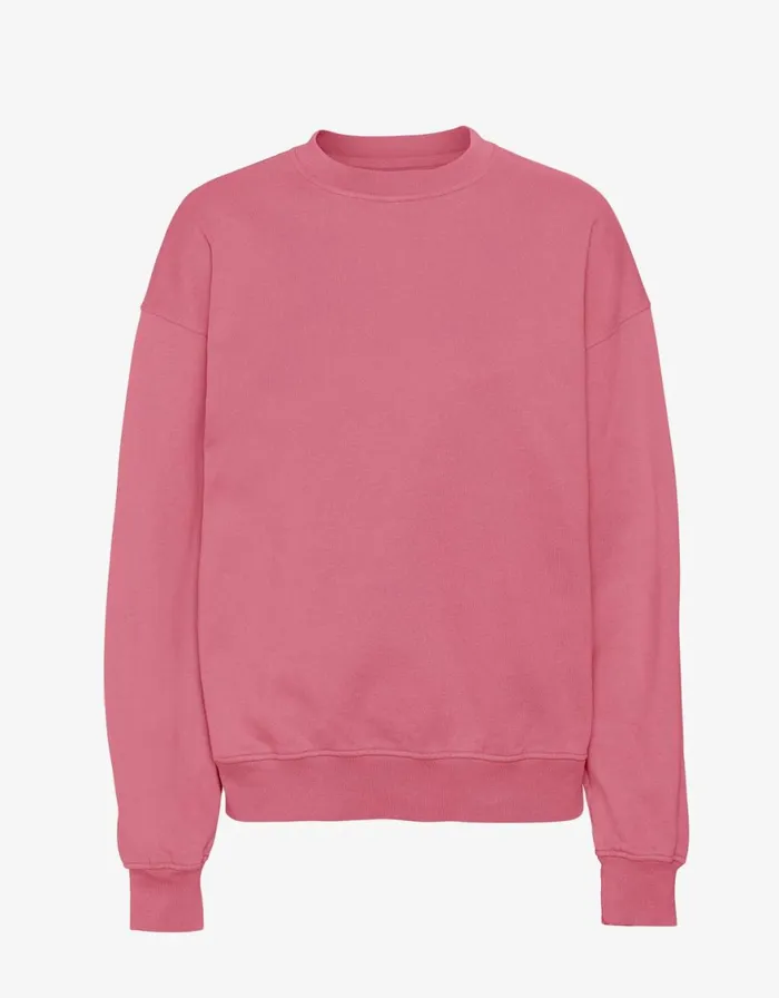Women Crewneck Sweatshirts Colorful Standard Organic Oversized Crew Raspberry Pink Women Crewneck Sweatshirts Colorful Standard Organic Oversized Crew Raspberry Pink
