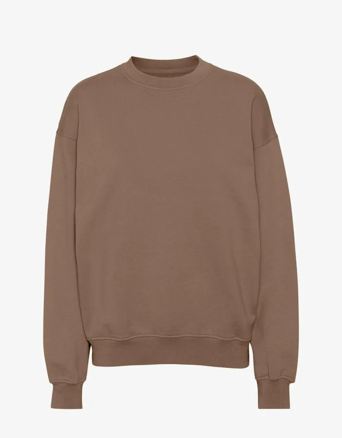 Women Crewneck Sweatshirts Colorful Standard Organic Oversized Crew Sahara Camel Women Crewneck Sweatshirts Colorful Standard Organic Oversized Crew Sahara Camel
