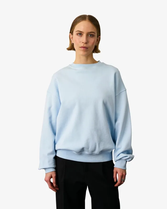 Women Crewneck Sweatshirts Colorful Standard Organic Oversized Crew Sahara Camel