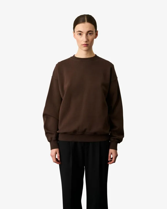 Women Crewneck Sweatshirts Colorful Standard Organic Oversized Crew Seaside Blue