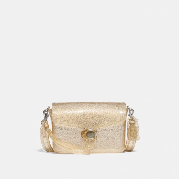 Women Crossbody Bags Coach Jelly Tabby Silvergold