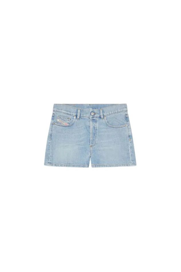 Women DGer Light Blue Diesel Trousers And Shorts Women DGer Light Blue Diesel Trousers And Shorts