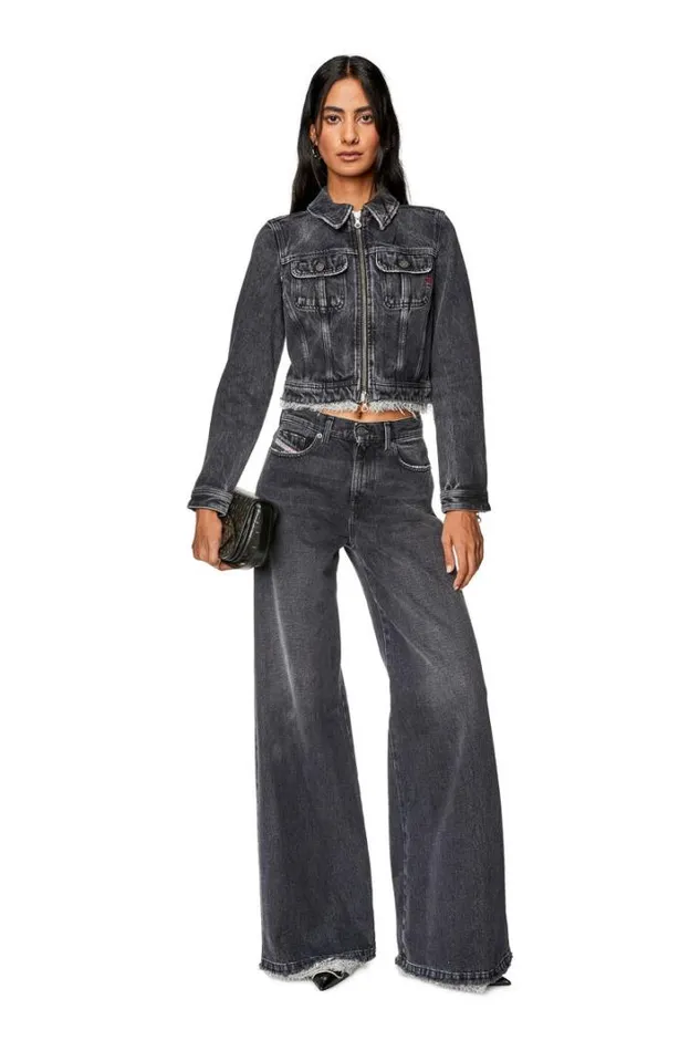 Women DeSlimmyZS Black Diesel Outerwear And Jackets