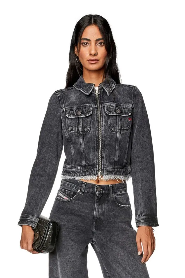 Women DeSlimmyZS Black Diesel Outerwear And Jackets Women DeSlimmyZS Black Diesel Outerwear And Jackets