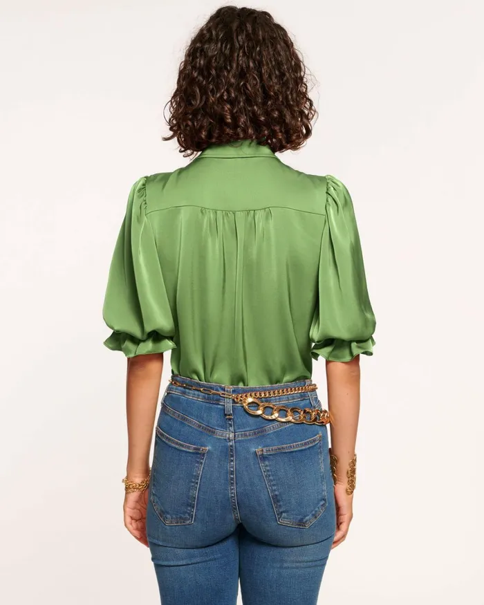 Women Dina Button Down Bodysuit Cabernet Ramy Brook Tops Women Dina Button Down Bodysuit Cabernet Ramy Brook Tops