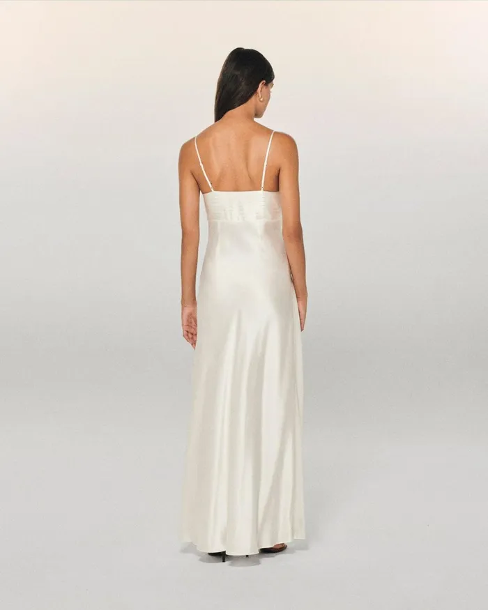 Women Dresses and Jumpsuits From Future Rosa Long Strap Dress White