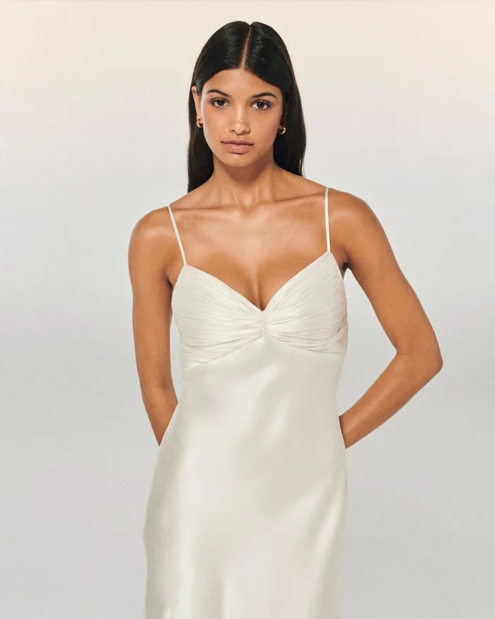 Women Dresses and Jumpsuits From Future Rosa Long Strap Dress White