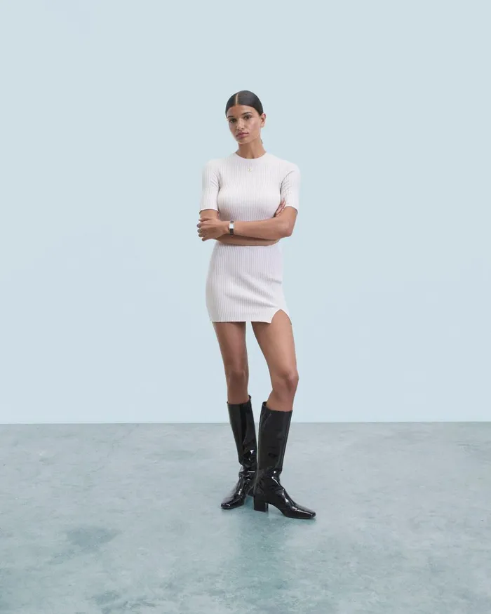 Women Dresses and Jumpsuits From Future Short Sleeve Short Dress 34 Sleeves Sand Women Dresses and Jumpsuits From Future Short Sleeve Short Dress 34 Sleeves Sand