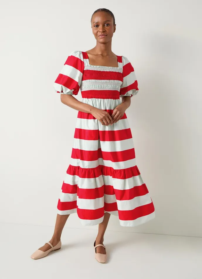 Women Dresses LKBennett Ruby Stripe Print Dress Multi