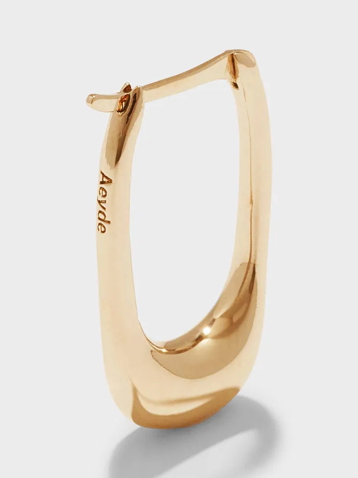 Women Elton 18kt GoldPlated Hoop Earrings Aeyde Earrings