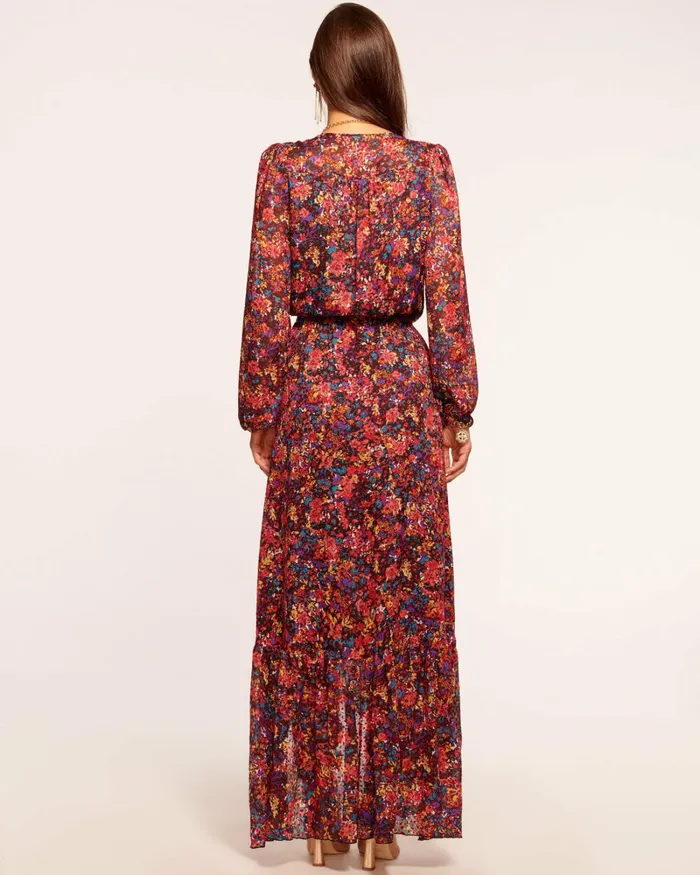 Women Fatima Long Sleeve Midi Dress French Floral Ramy Brook Dresses Women Fatima Long Sleeve Midi Dress French Floral Ramy Brook Dresses